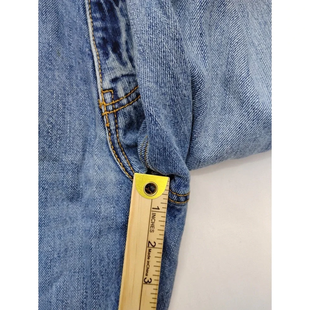 Aeropostale Benton Original Bootcut Jeans Mens 34x34 Faded Wash Blue Y2K